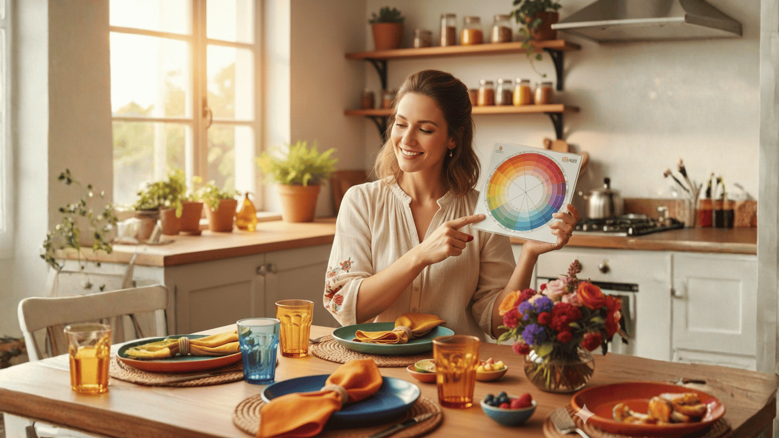 Leia mais sobre o artigo Como Usar o Círculo Cromático na Mesa Posta